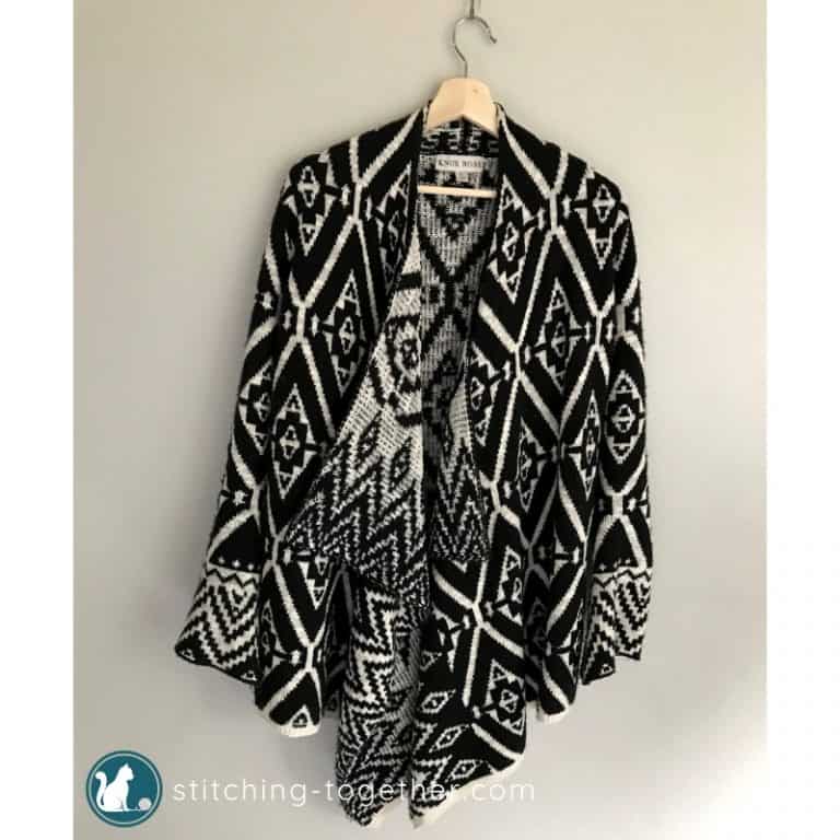 The Kristie Cardi - A Crochet Blanket Cardigan