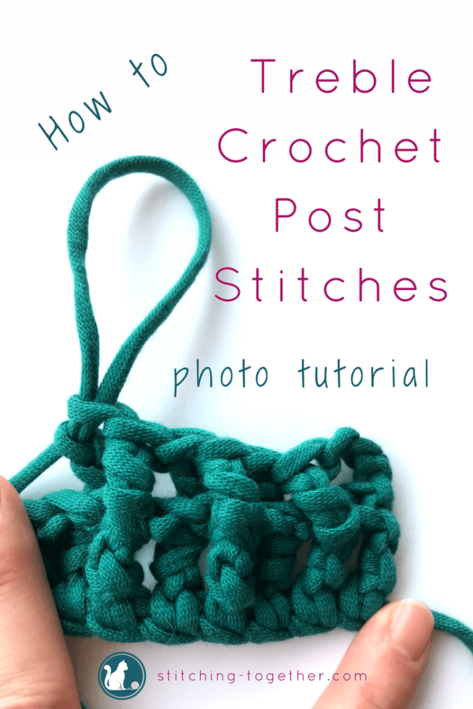 How to Front Post Treble Crochet and Back Post Treble Crochet fptr