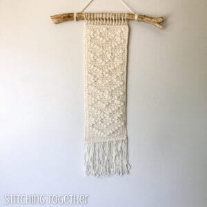 Modern Crochet Wall Hanging