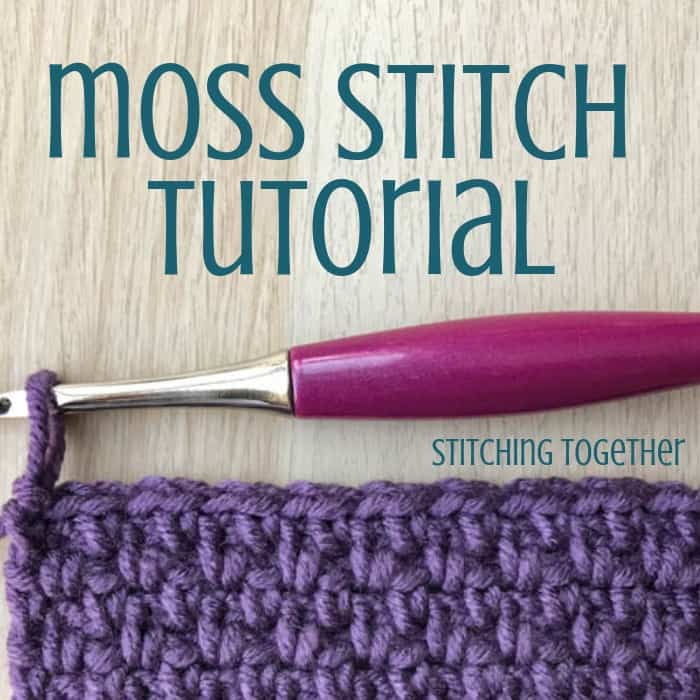 Moss Stitch Dish Towel  Easy Crochet Tutorial 