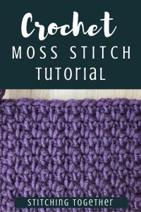 Moss Stitch Crochet Tutorial (Linen Stitch, Woven Stitch, Granite Stitch)