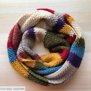 Multicolored Crochet Scarf Pattern