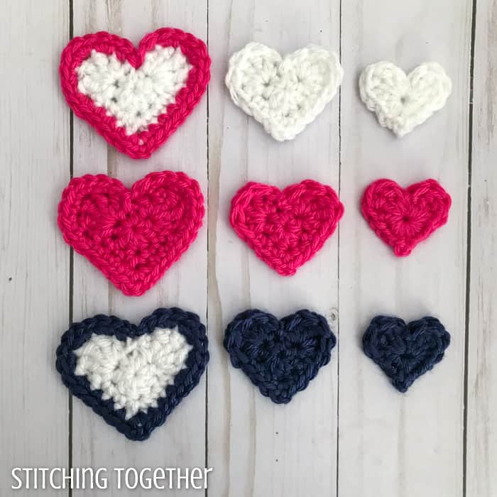 How to Crochet a HEART (mini size) - For Absolute Beginners 