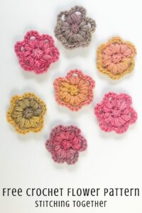 Free Flower Crochet Patterns and Happy Flower Challenge