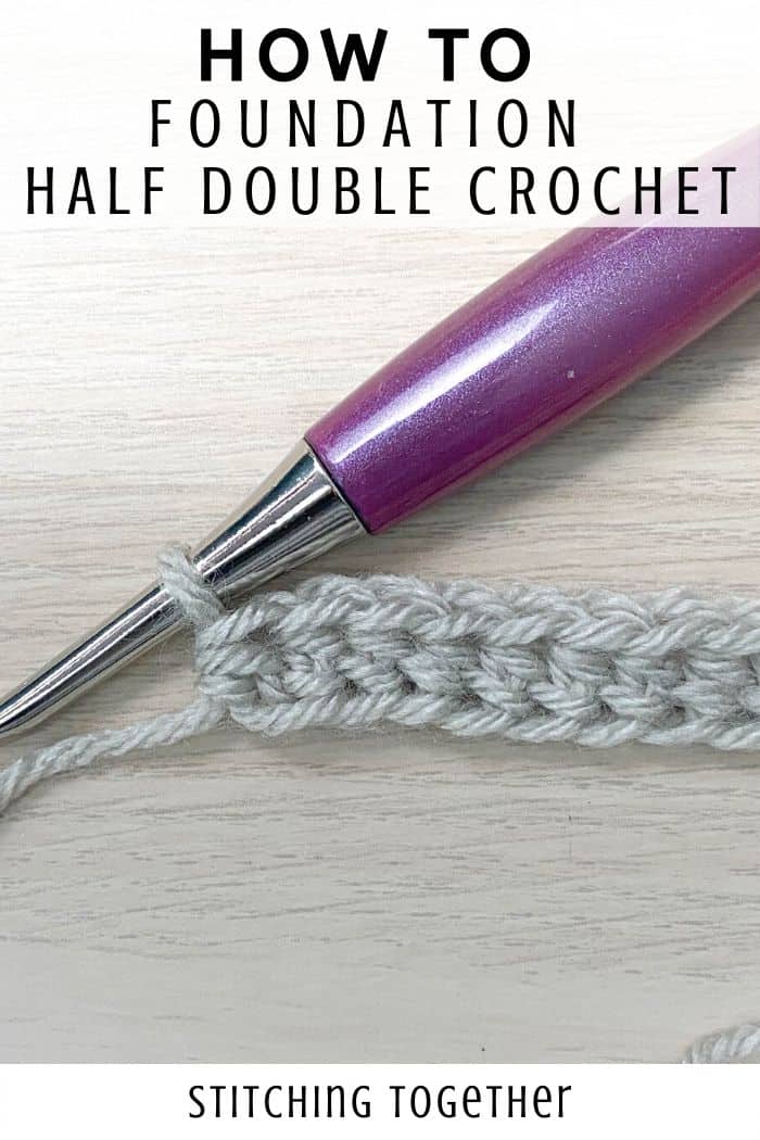 Learn the Foundation Half Double Crochet (Chainless Foundation)