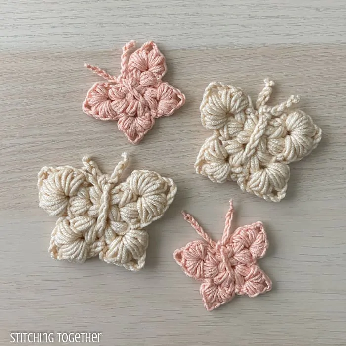Stunning Butterfly Appliques Free Crochet Patterns