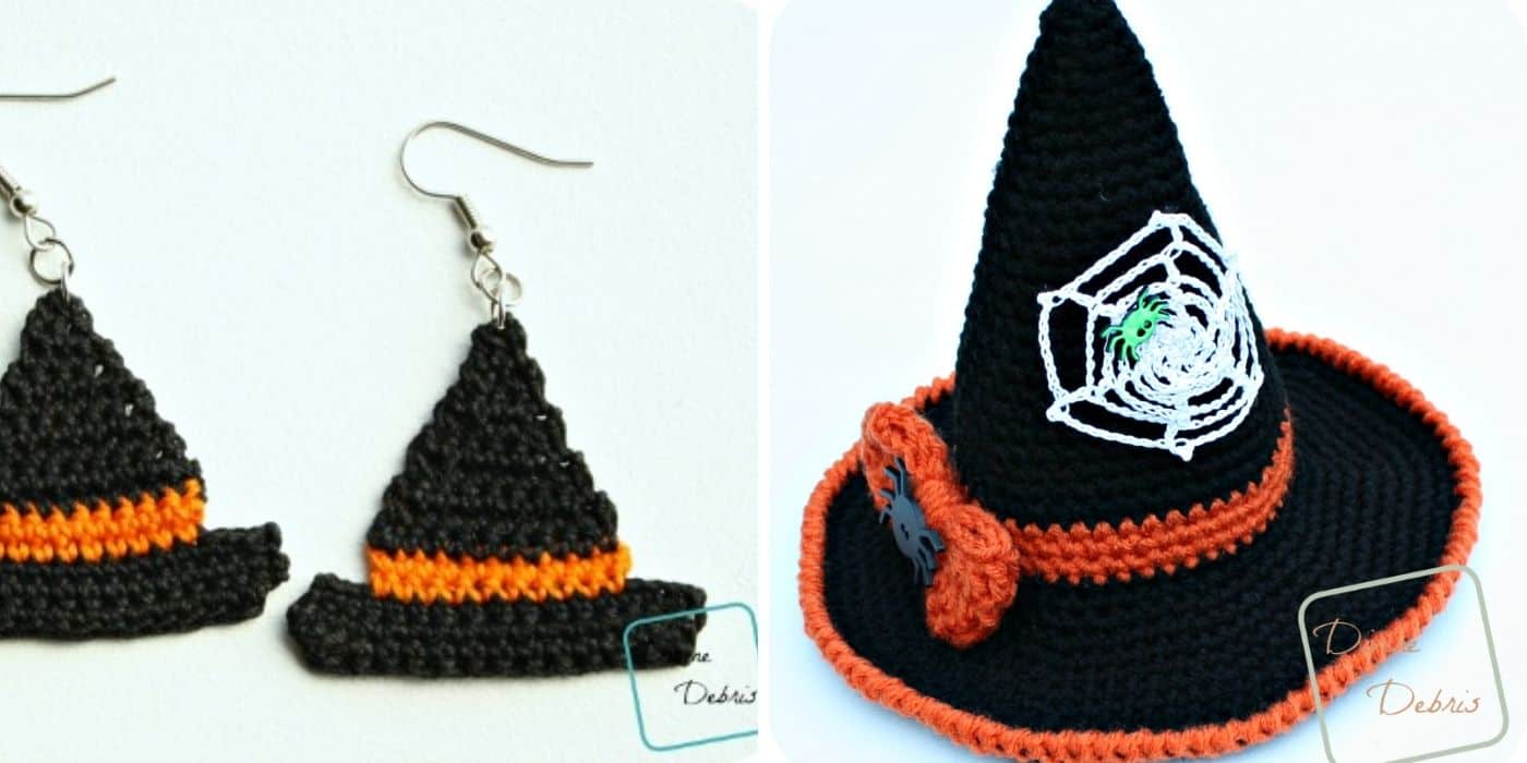 tiny witch hat crochet pattern