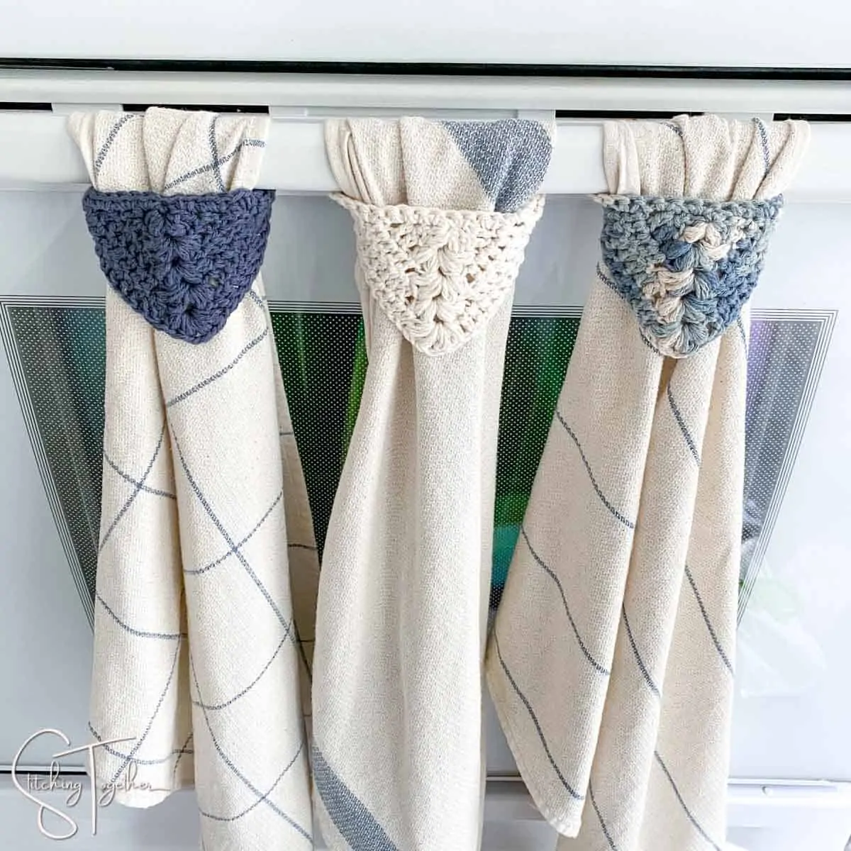 Hand Towels with Hanging Loops Hand Towels with Button Loop Kitchen Hand  Towe