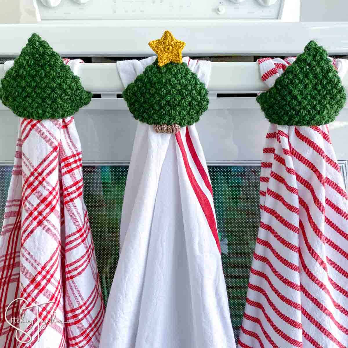 Christmas Towel Topper Crochet 