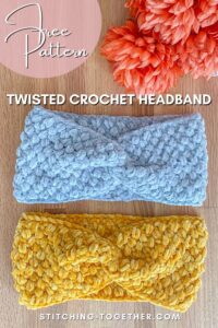 Tahoe Bean Stitch Twisted Headband