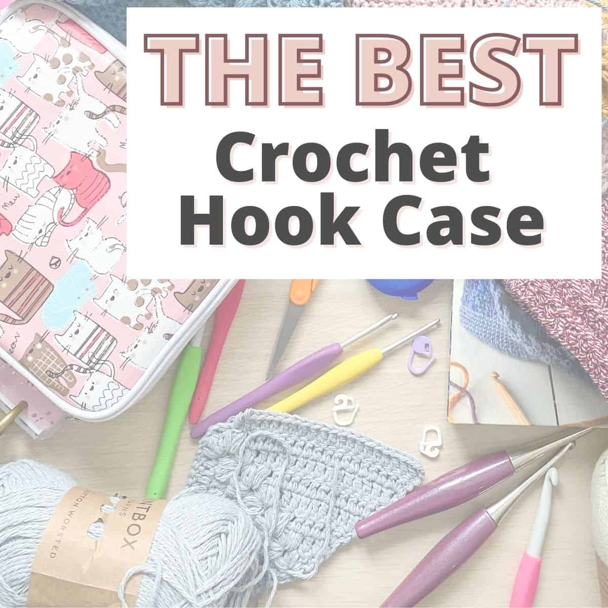 Knitting Needle Case Crochet Hook Case Large Crochet Needle and