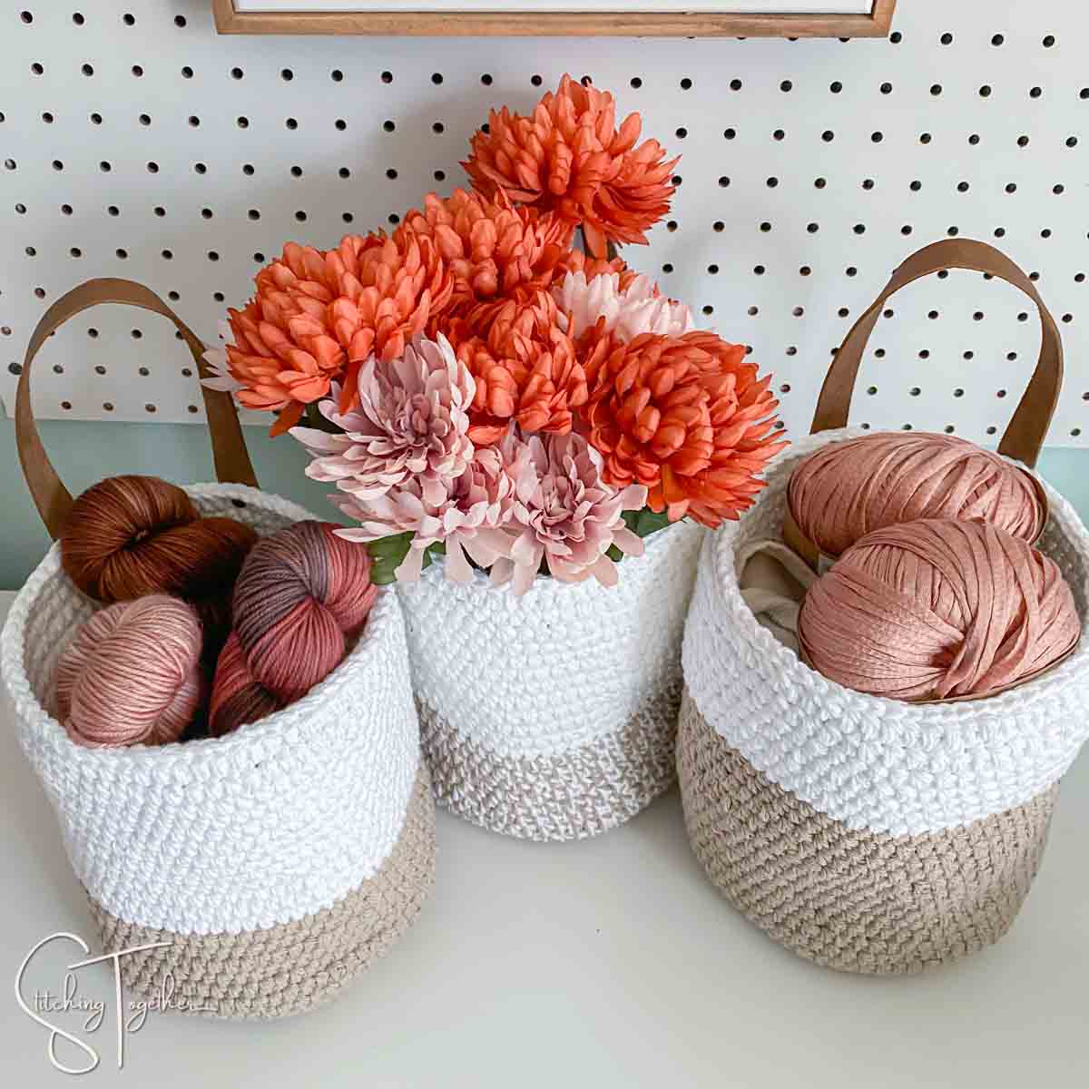 30 Free Crochet Basket Patterns & Tutorials