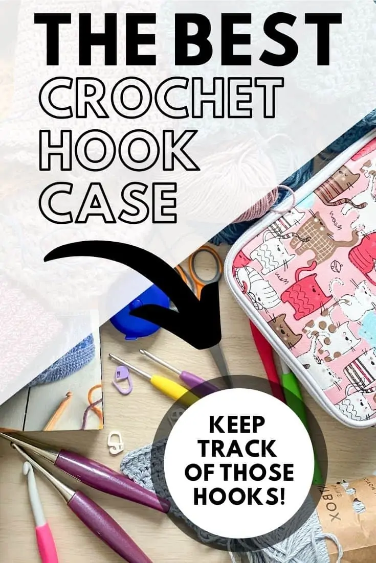 Crochet Hook Case Only, Crochet Needle Case Organizer, Crochet Hook Storage  Case Empty, Crochet Hook Case (Bag Only)