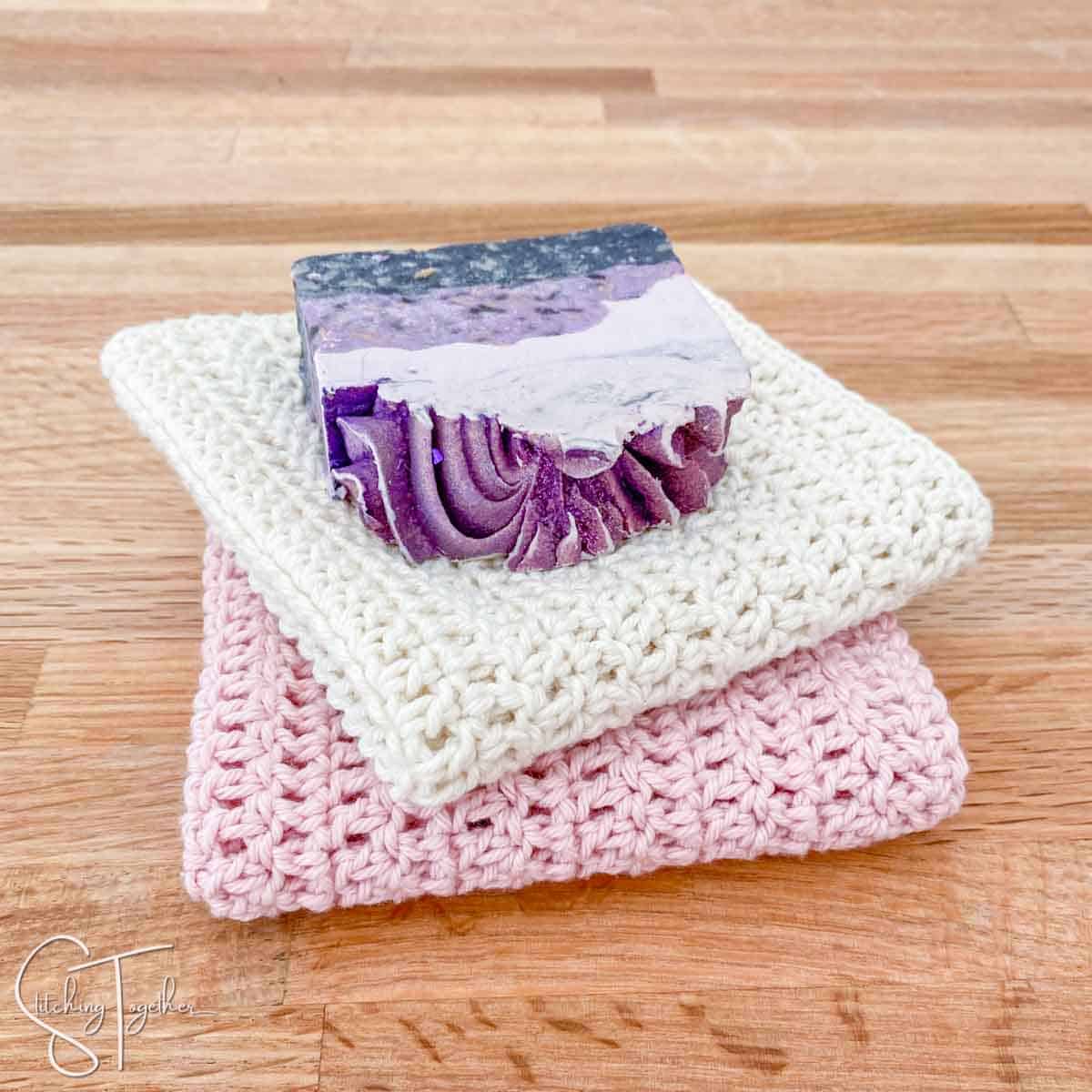 Side by Side - Crocheted Dishcloth, Patterns