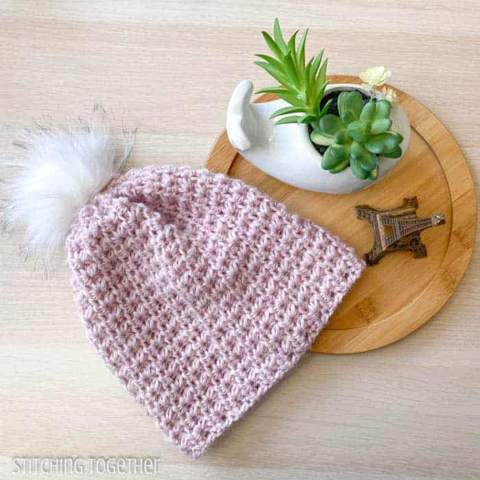 Easy Luxurious Half Double Crochet Beanie Pattern Free