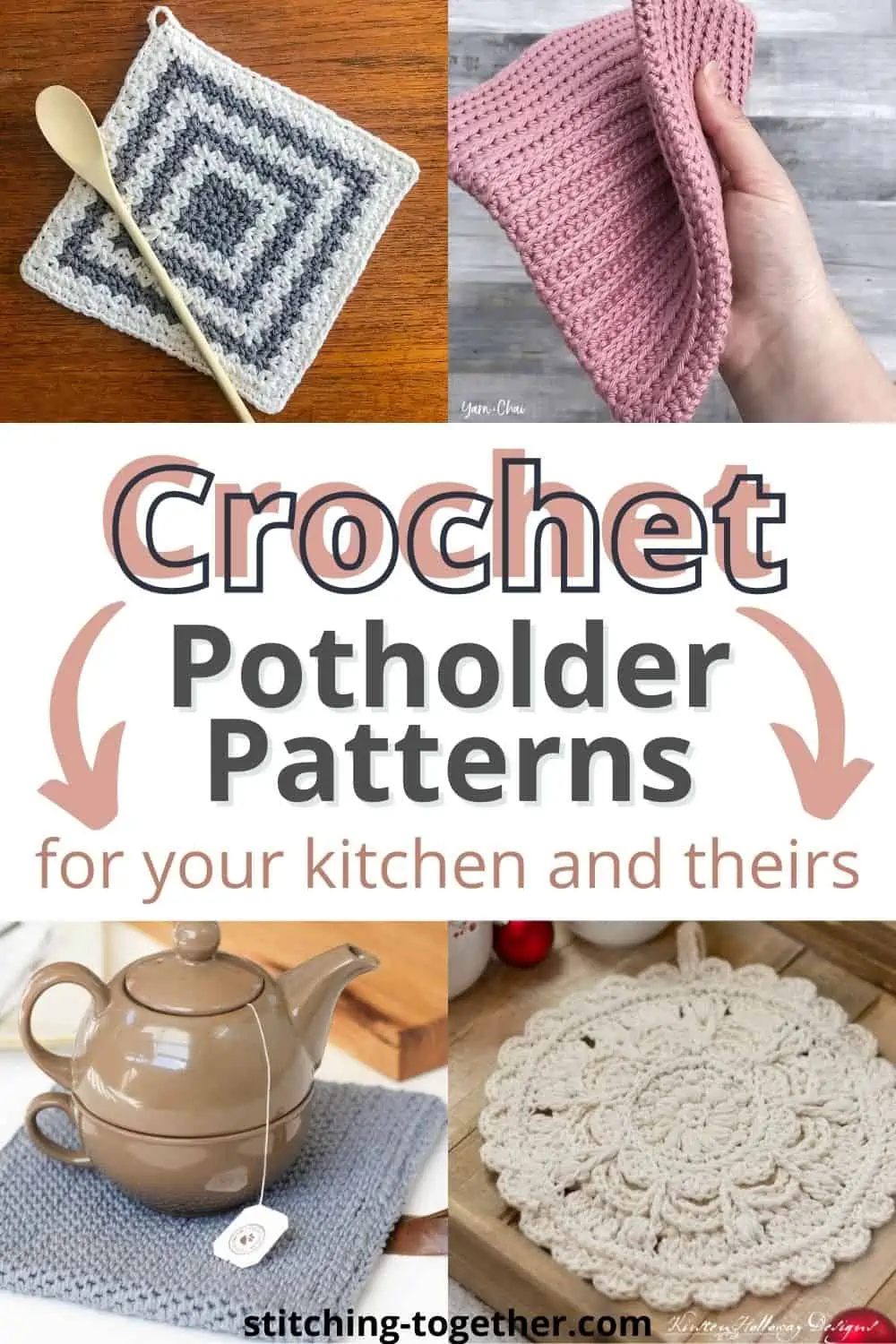 CROCHET PATTERN Pot Holder Christmas Pot Holder Crochet Tea Pot Holder  Kitchen Star Crochet Pot Holder Pdf Pattern Instant Download (Download Now)  