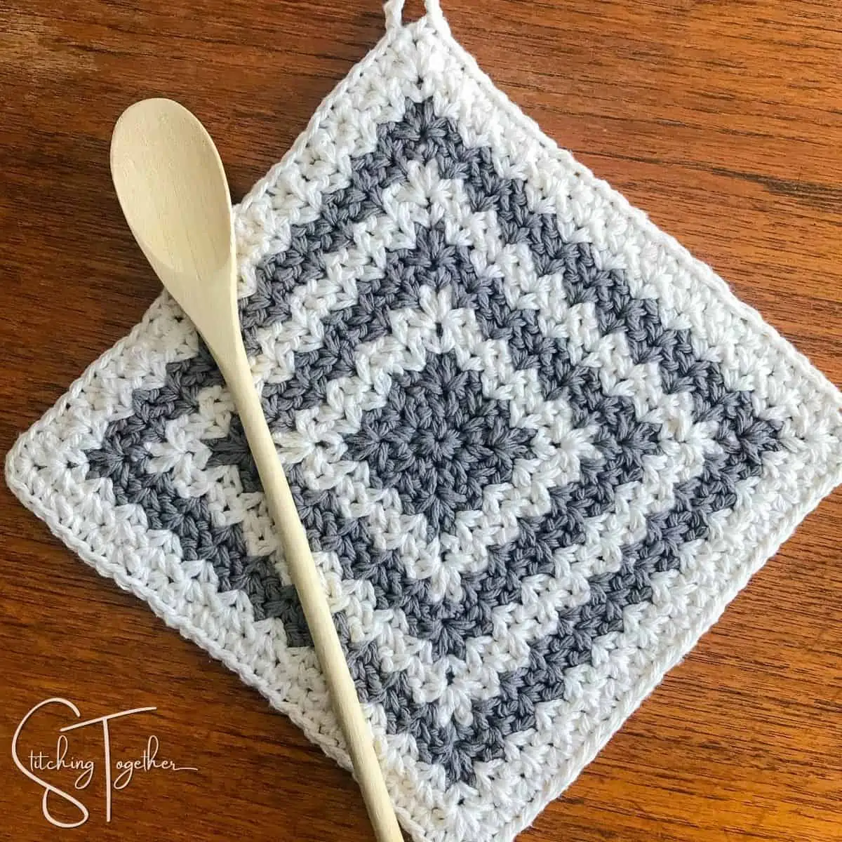 Crochet Cast Iron Handle Cover & Double Thick Hot Pad, Free Pattern