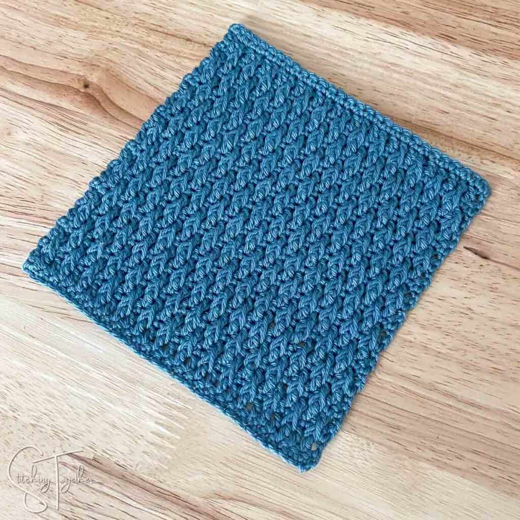 Alpine Stitch Crochet Tutorial