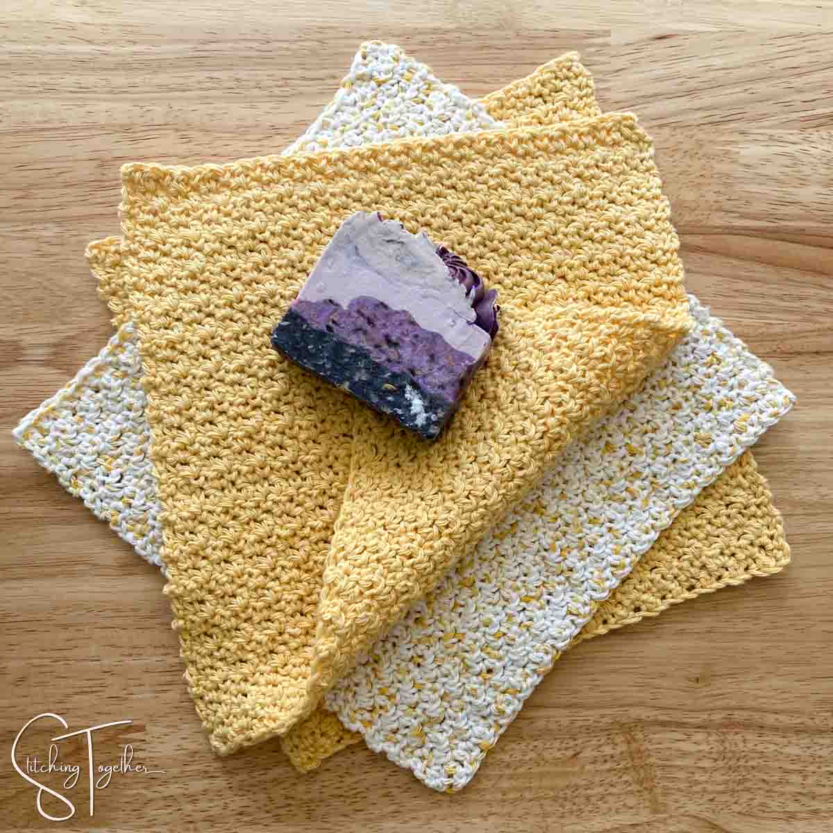 Lemon Peel Stitch Dishcloth Pattern